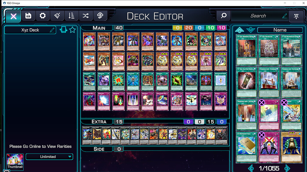 Xyz Rank Deck - Decks - Duelists Unite
